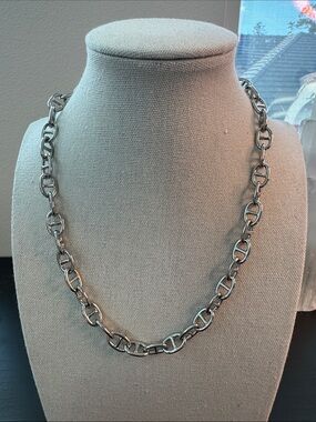 Classic Silver Link Necklace - Women Jewelry